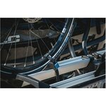 XLC Azura Bike Rack Xtra LED, VC-C05 Lockable and foldable, for 2 bikes