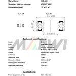 Union MAX CB-432, 63800V LLU 10x19x7