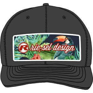 Riesel Design snapback cap - the crown“ tropical"