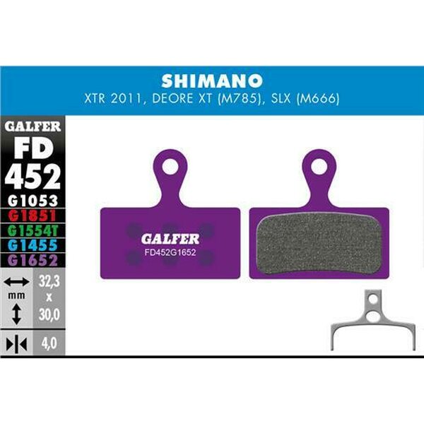 Galfer SHIMANO XTR - SLX SHIMANO XT (2014-)