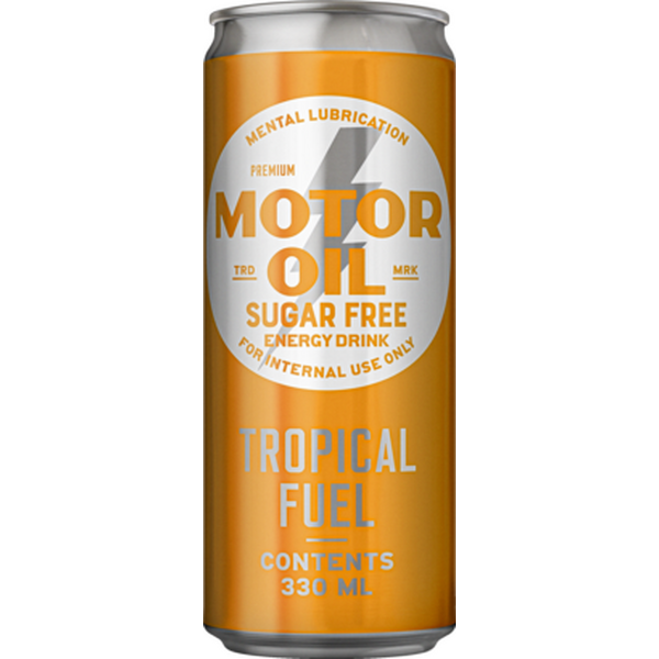 Motor Oil Energy Drink TROPICAL FUEL 0,355 l Juomat Diamondbikes