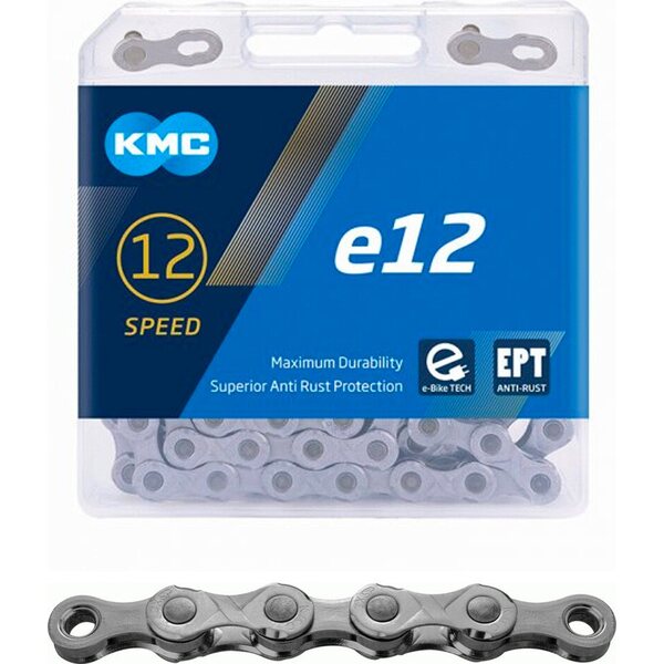 KMC e12 EPT, 1/2 x 11/128", E-Bike, 130L, Anti Rust