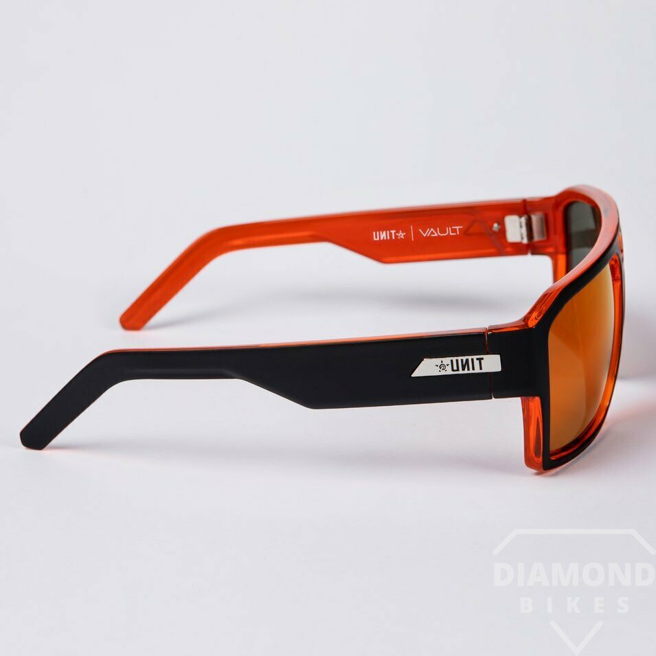 Unit Vault black orange POLARISED | Sunglasses | Diamondbikes English